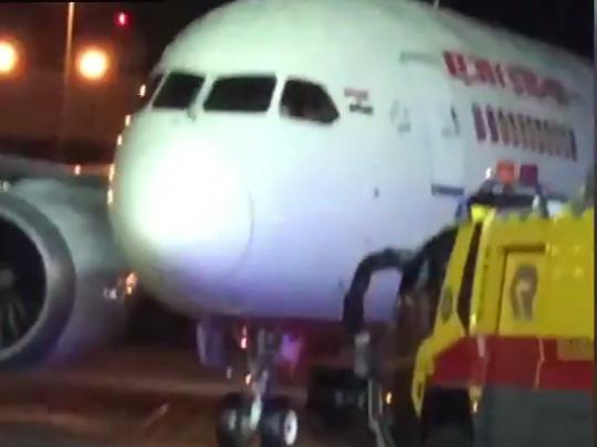 Air India plane hits building at Stockholm airport