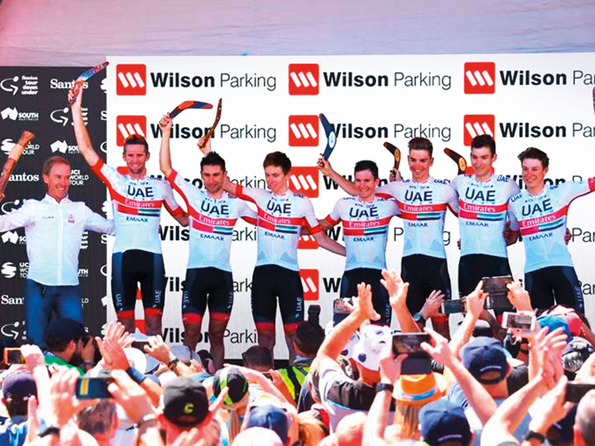 UAE Team Emirates Wins Tour Down Under Team Title