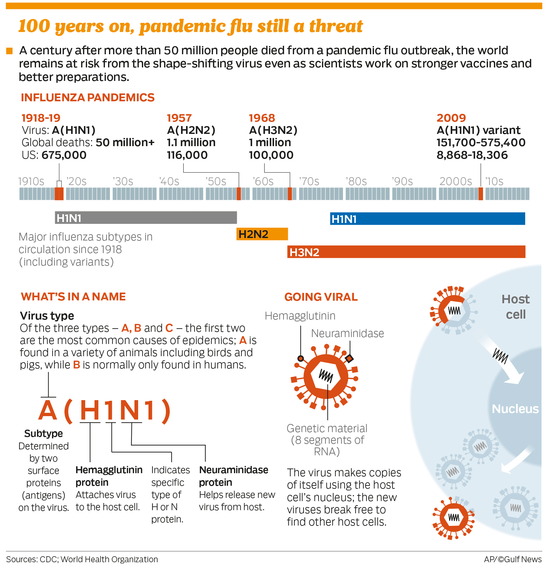 Century After Pandemic Science Takes Its Best Shot At Flu Science Gulf News