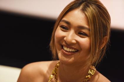 Nadine Lustre during a press conference in the Dubai Mall, at the Reel Cinema