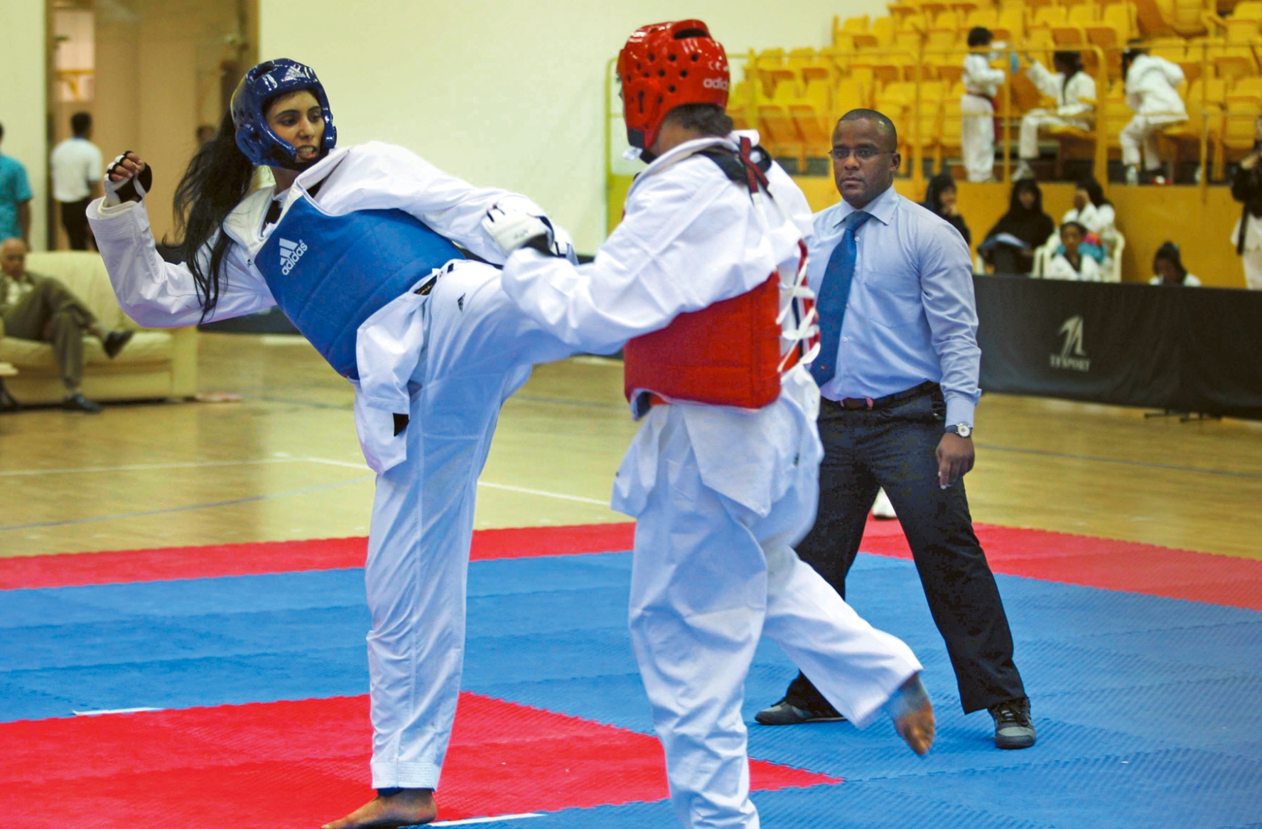 Fighting for taekwondo