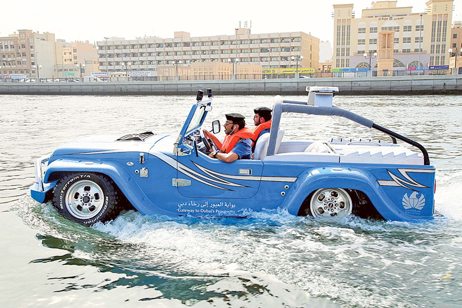 Car, boat or lab? Dubai Customs unveils hightech amphibious vehicle