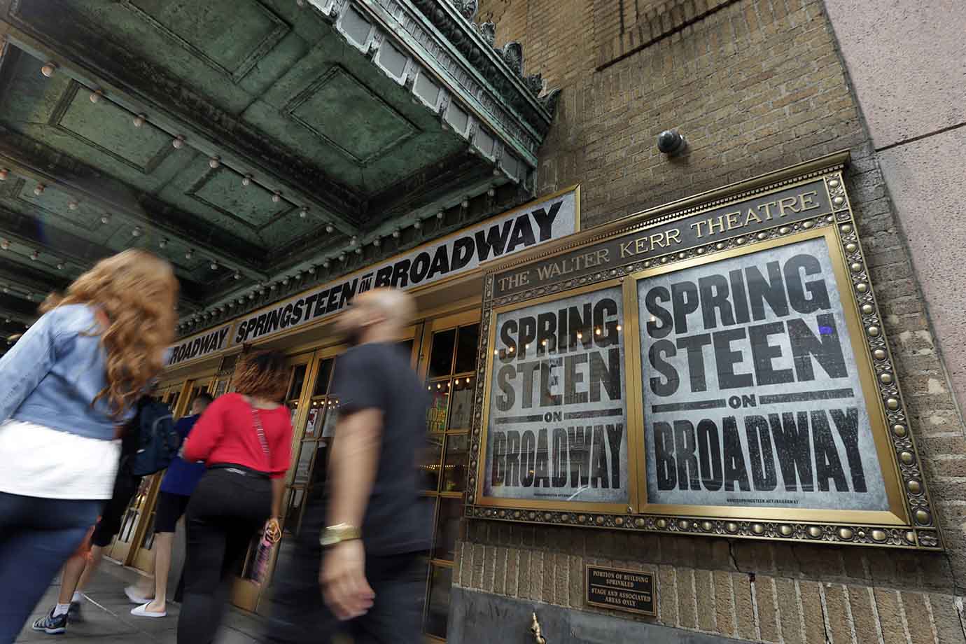 Springsteen On Broadway Walter Kerr Theatre Seating Chart