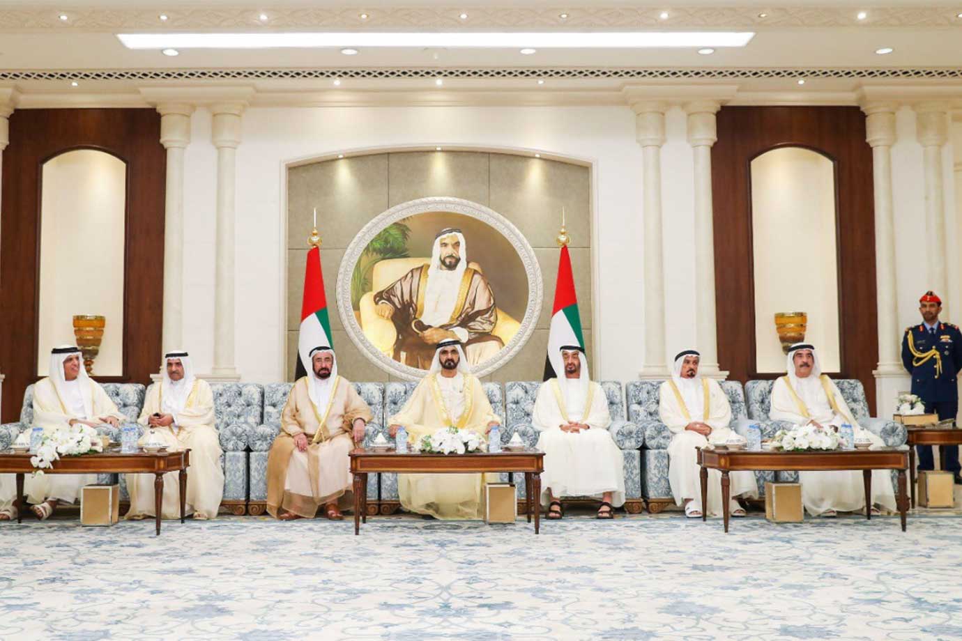 UAE Vice-President, Abu Dhabi Crown Prince receive Rulers